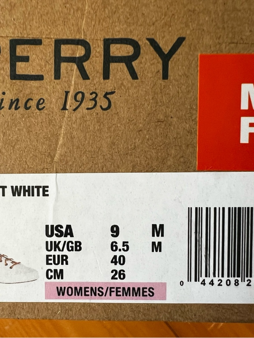 Sperry Pier Wave LTT WOMENS WHITE. SZ 9 - Picture 3 of 5